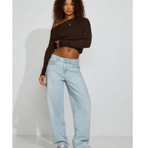 Garage Denim Ample a Taille Basse Low Rise Baggy size 11/30 Y2K/retro/grunge